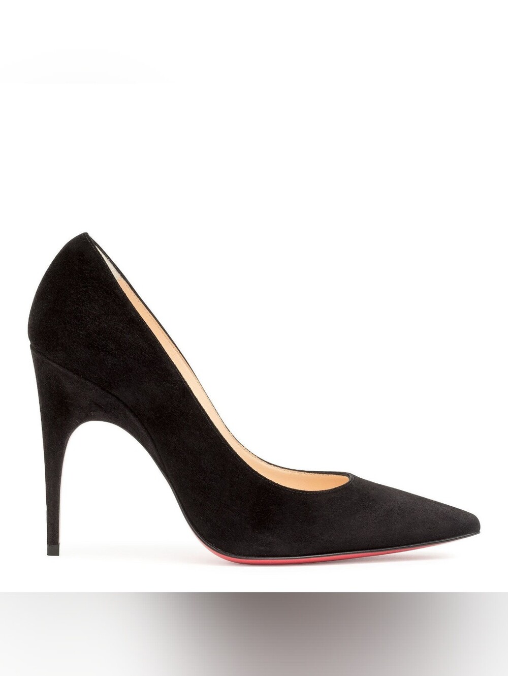 CHRISTIAN LOUBOUTIN Alminette 100 black suede pumps Heels 39